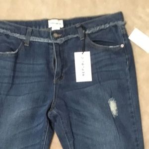 Jeans, Boho, Frayed, Distressed